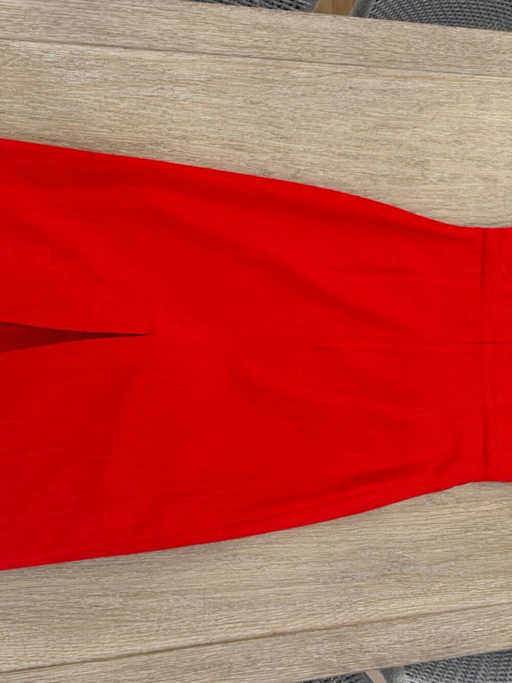 Hyacinth House Red Linen Dominica Midi Dress - Like New - Picture 7 of 9